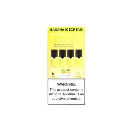 QPODS Salt Nic Oil Cartridge 0.9ml 4PCS/Pack, support JUL & JCo1 - Image 2