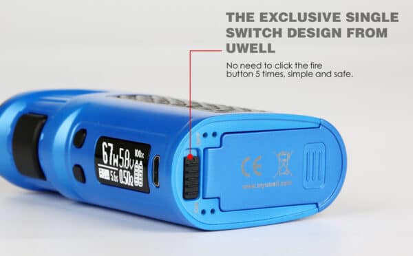 ⁦Uwell Ironfist 200W TC Box Kit with Crown 3⁩ - الصورة ⁦4⁩