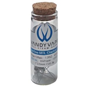 Superfine MTL Clapton Prebuilt Coil Ni80 30GA+38GA By Vandy Vape