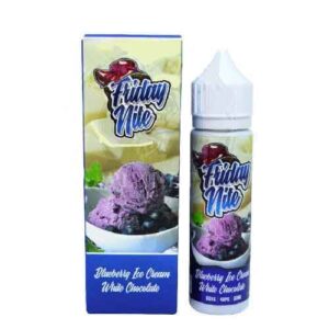 Blueberry Ice Cream white Chocolate by Friday Nite 60ml 3mg