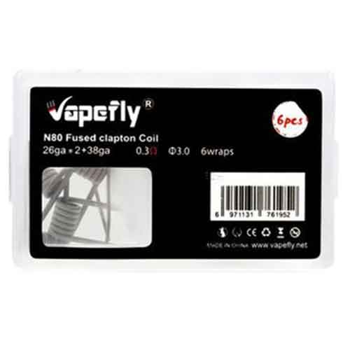 Vapefly Prebuilt Ni80 Fused Clapton Coil
