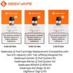 Wenax Q Pod Replacement